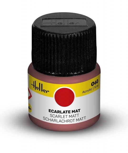 Heller Akryl No 60 Scarlet - Matt 12ml