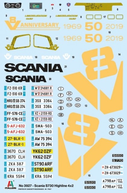 Italeri 1/24 Scania S730 Highline 4x2