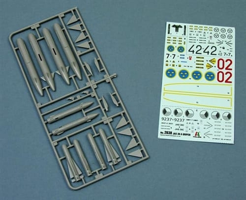 Italeri 1/48 JAS 39 A Gripen (Svenske dekaler)