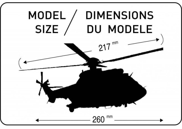 Heller Startsett 1/72 AS332 M1 Super Puma
