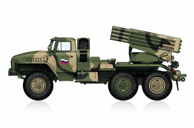 Hobbyboss 1/72 Russian BM-21 Grad Late Version