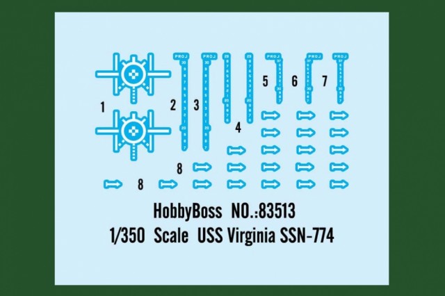 HobbyBoss 1/350 USS Virginia SSN-774