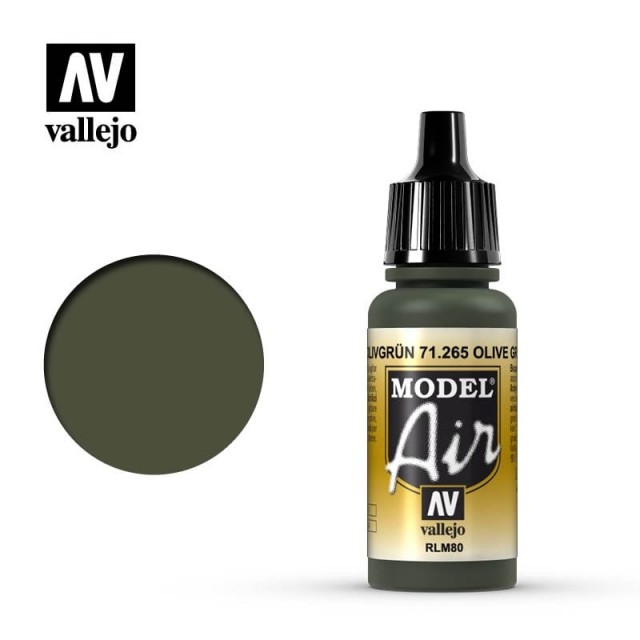 Vallejo Model Air Olive Green RLM80 17ml (71.265)