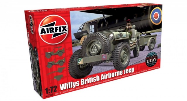 Airfix byggesett Willys British Airborne Jeep A02339
