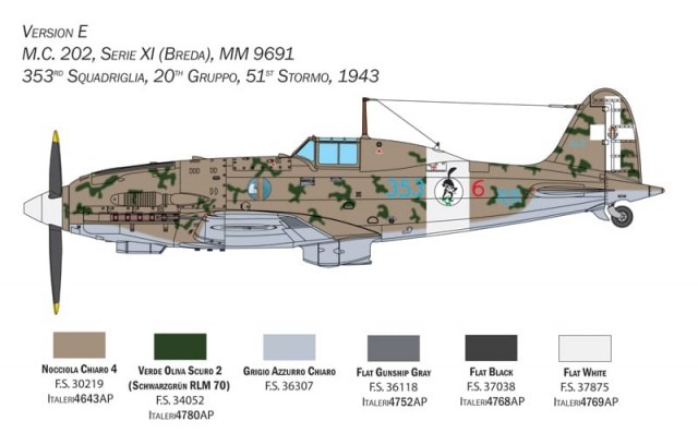 Italeri 1/32 Macchi MC.202 Folgore
