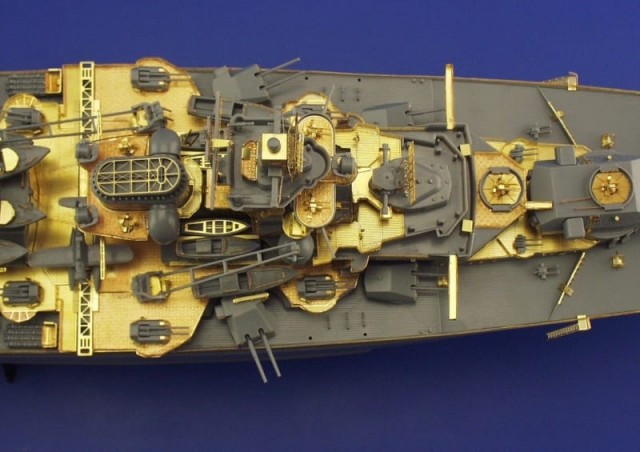 Eduard 1/350 Detaljesett Tirpitz (for Tamiya kit)