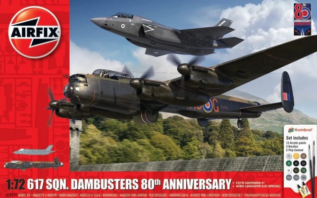Airfix Gavesett 1/72 617 Sqn. Dambuster 80th Anniversary with F-35B Lightning II