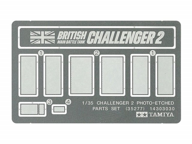 Tamiya 1/35 Challenger 2 Photo Etched Parts Set