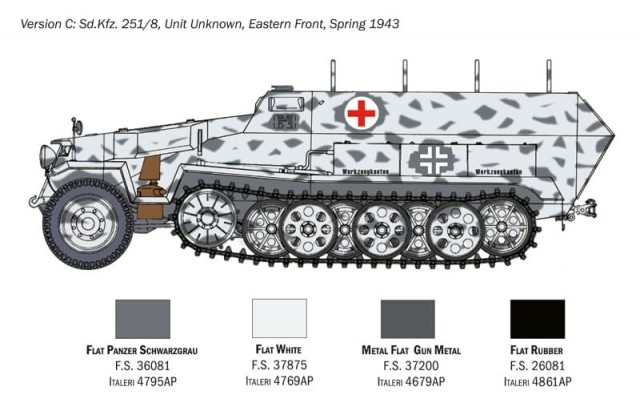 Italeri 1/72 sd. Kfz. 251/8 Ambulance
