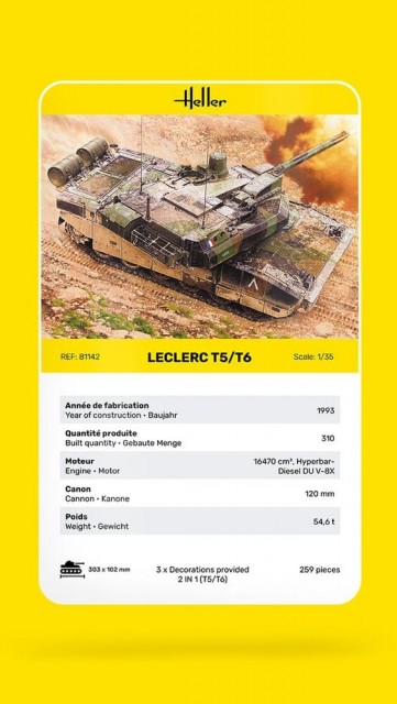 Heller 1/35 Leclerc T5/T6