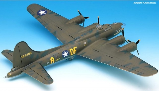 Academy 1/72 B-17F Flying Fortress Memphis Belle