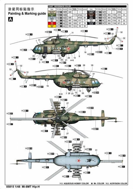 Trumpeter 1/48 Mi-8MT Hip-H