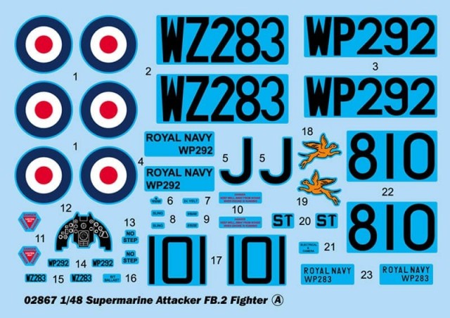 Trumpeter 1/48 Supermarine Attacker FB.2