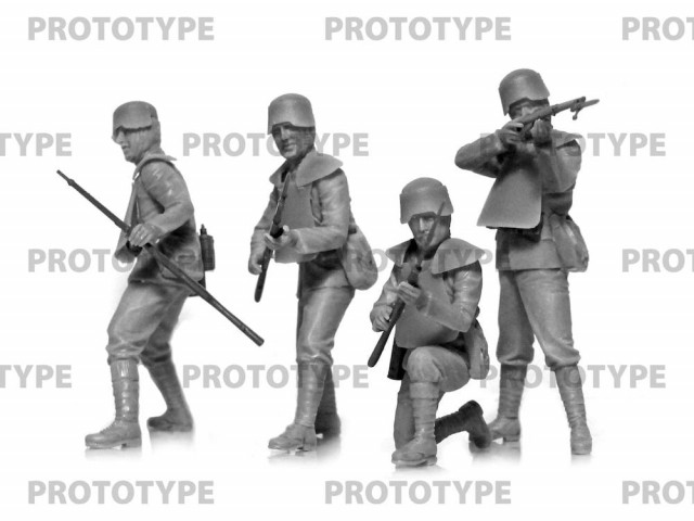 ICM 1/35 WWI Italian Infantry in armor