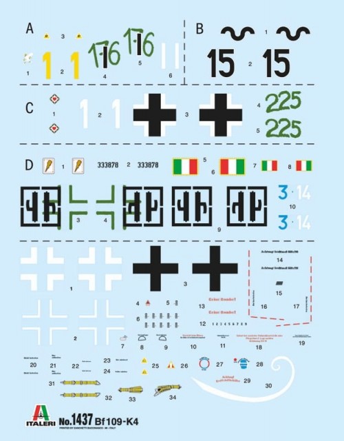 Italeri 1/48 Messerschmitt Bf-109 K-4
