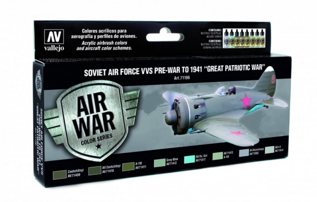 Vallejo Model Air Soviet Air Force VVS Pre-War to 1941 Great Patriotic War