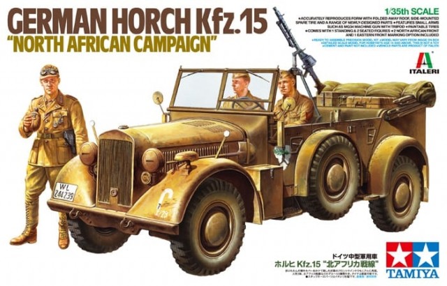 Tamiya 1/35 German Horch Kfz.15 North African Campaign