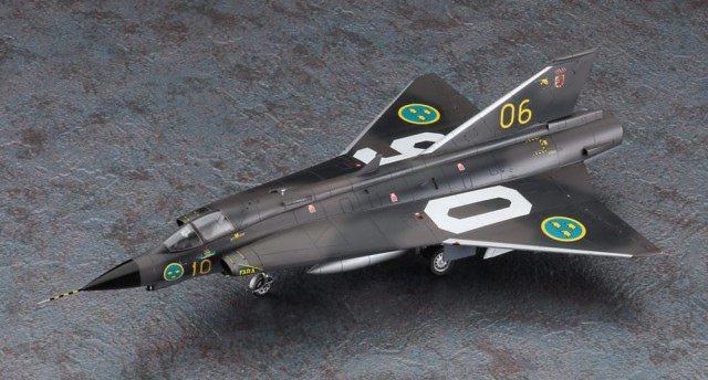 Hasegawa 1/72 J35F Draken Swedish Air Force Interceptor