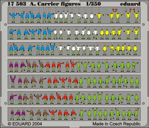 Eduard 1/350 Aircraft Carrier Figures Present