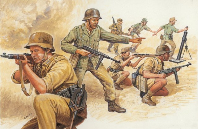 Italeri Infanterisett 1/72 German Afrikakorps No 6076