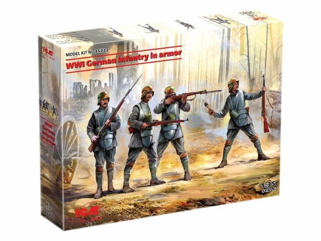 ICM 1/35 WWI German Infantry in armor