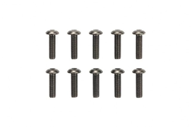 51628 Tamiya 3x10mm Steel Hex Head Screws (10stk.)