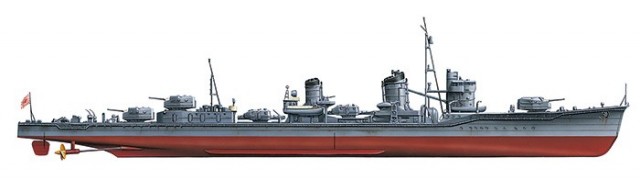Tamiya 1/350 Japanese Navy Destroyer Kagero 78032