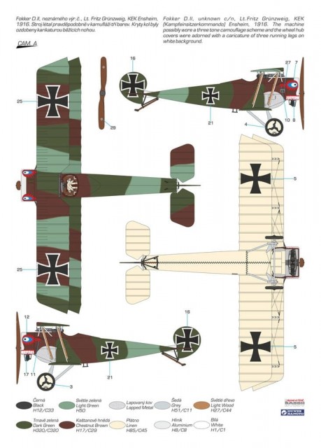 Special Hobby 1/32 Fokker D.II Grünzweig`s Planes