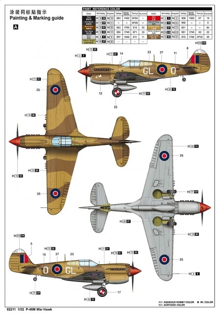 Trumpeter 1/32 P-40M War Hawk