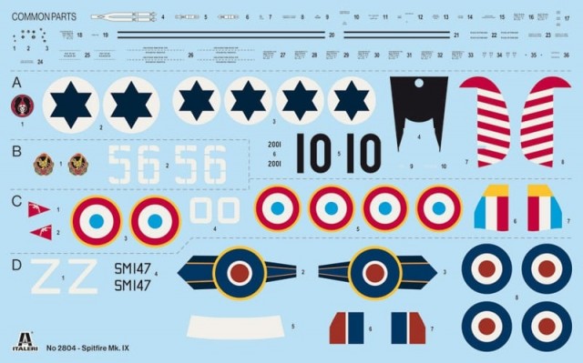 Italeri 1/48 Spitfire Mk. IX