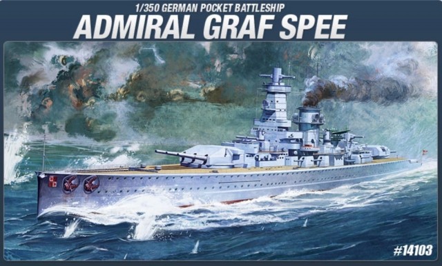 Academy 1/350 German Pocket Battleship Admiral Graf Spee