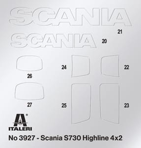 Italeri 1/24 Scania S730 Highline 4x2