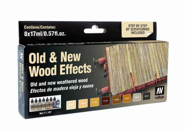 Vallejo Model Air Old & New Wood Effects