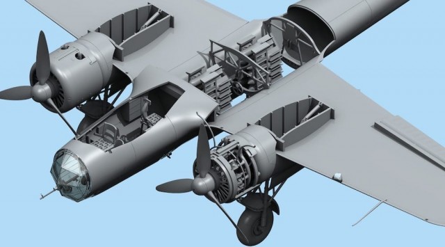 ICM 1/48 WWII German Bomber Do 17Z-2