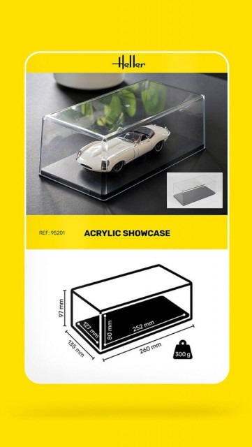 Heller Acrylic Showcase (25,2x12,7x8cm)