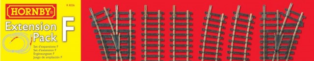 Hornby H0 1/87 Track Extension Pack F R8226