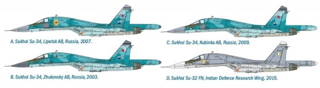 Italeri 1/72 Sukhoi Su-34/Su-32 FN
