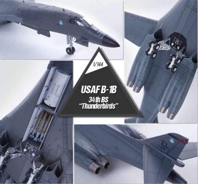 Academy 1/144 USAF B-1B 34th BS Thunderbirds
