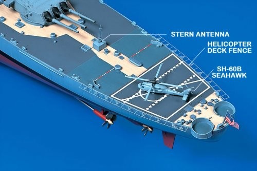 Tamiya 1/350 BB-62 New Jersey med detaljer (Modernisert utgave)