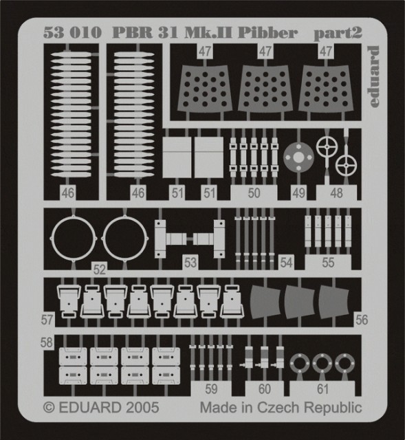Eduard 1/35 Detaljsett PBR 31 Mk.II Pibber (for Tamiya kit)