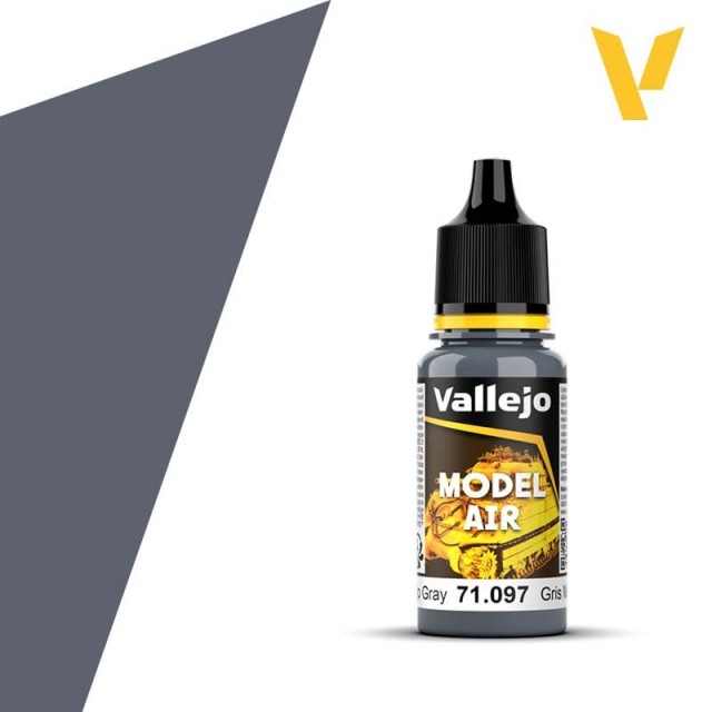 Vallejo Model Air Medium Gunship Gray 17ml (71.097)