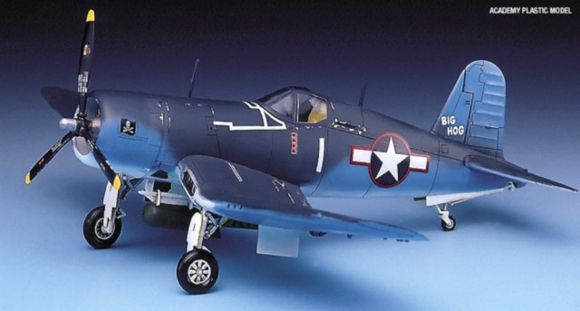 Academy 1/72 U.S. Navy Fighter F4U-1 Corsair