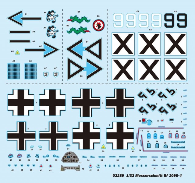 Trumpeter 1/32 Messerschmitt Bf 109E-4