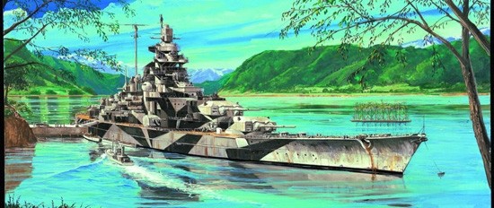 Trumpeter 1/700 Germany Tripitz Battleship (1944)
