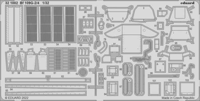 Eduard 1/32 Bf109 G-2/4 (for Revell Kit)