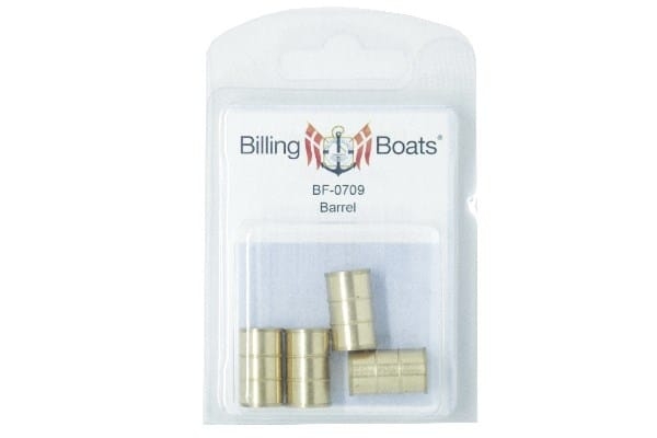 Billing Boats Tønne Messing 12x20mm (4stk.)