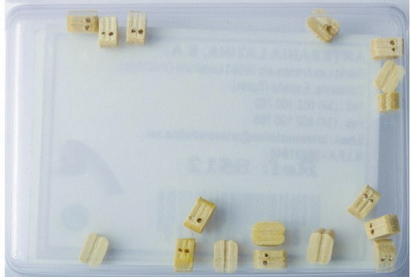 Artesania Dobbelt Blokk Tre 6mm (15stk.)