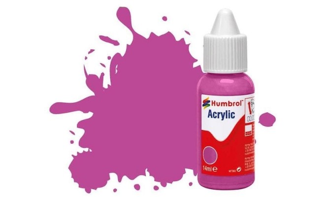 Humbrol Akryl No 58 Magenta - Matt 14ml Dropper Bottle