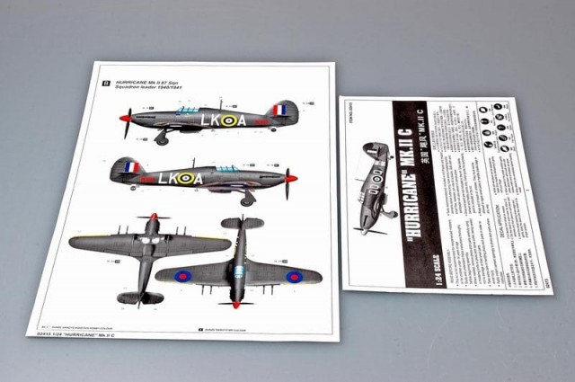 Trumpeter 1/24 Hawker Hurricane Mk.II C