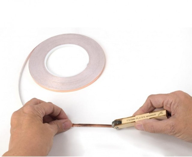 Artesania 5mm x 50meter kobberteip